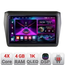 Navigatie Suzuki Swift 2017- A-2179 4+64 InCell Display 1K Android Waze USB Navigatie Internet Youtube Radio KIT-2179+EDT-E209-RK