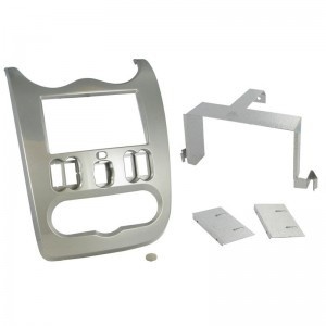 RAMA ADAPTOARE 2DIN DEDICATA DACIA LOGAN / DUSTER / SANDERO CULOARE GRI LUCIOS Connects2 CT23DC03