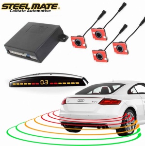 Senzori de parcare spate STEELMATE PTS410EX cu aspect OEM, Display M7