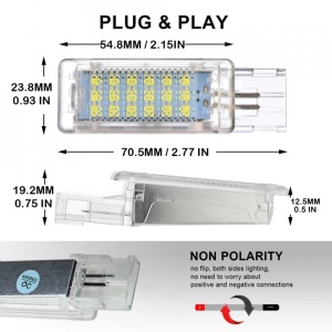 Set 2 Lampi Led iluminat interior, picioare - BTLL-055