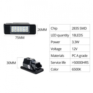 Set 2 Lampi Numar Led Nissan Pathfinder - BTLL-086