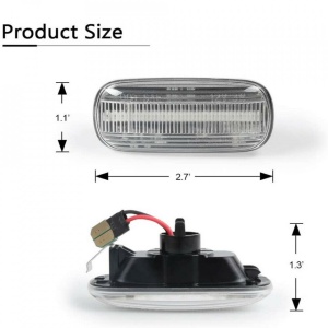 Set 2 Semnalizari Aripa LED Audi A2, A3, A4, A6, A8, TT, Allroad - BTLL-297