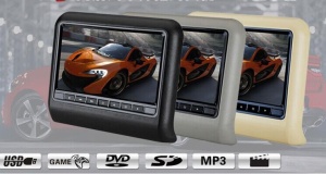 SET DVD PLAYER AUTO DE TETIERA CULOARE NEAGRA CARTEK CK-DV9917 LCD 9'' HDMI USB / SD PLAYER REZOLUTIE HD JOCURI JOYSTICK WIRELESS MONTAJ CALIFICAT IN TOATA TARA ! - Img 5