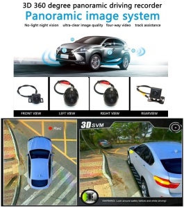 Sistem de parcare auto cu 4 camere 360 grade compatibil cu navigatiile aftermarket sau OEM Model EDT-360
