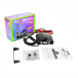 Statie radio CB CRT One V, cu Vox, S-Metru, 4W, ASQ, 12V, RF Gain