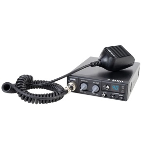 Statie radio CB CRT S Mini Dual Voltage, 12/24V, 4W, cu ASQ, AM-FM - Img 4