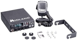Stație radio CB Midland Alan 48 PRO, ASQ Digital, AM/FM, Noise Blanker, 12-24V