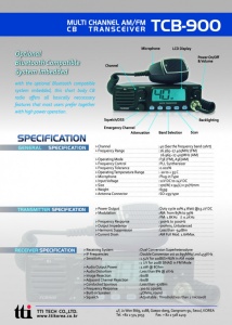Statie radio CB TTi TCB-900 alimentare 12-24V cu difuzor frontal - Img 5