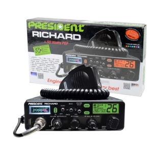 Statie Radio President Richard, radioamatori, putere maxima 50W, 12V, RF Gain, NB, ANL, Hi-Cut, Echo, Port USB - Img 3
