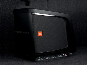 Subwoofer Auto Activ JBL BassPro Micro Difuzor 8" 20 cm Putere140W RMS 240W MAX