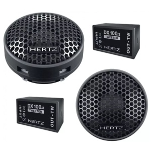 Tweetere Auto Hertz Dieci DT 24.3, Set Componente, 24 mm, Putere 80 W RMS, 180W MAX, 4Ω, 2 tweetere