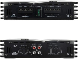 Amplificator Subwoofer Auto RENEGADE RXA550 RXA 550 2 Canale Stereo Clasa AB 2 x 135 Watt RMS 550 Watt Max cu Bass Boost