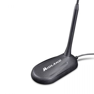 Antenă pentru stații radio CB Midland cu suport magnetic și conector PL259 Cod produs: FC1559