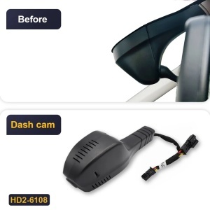 Camera DVR 4K FiTCAMX special conceput pentru Skoda Kodiaq Octavia Scala Kamiq Karoq Codek Enyaq Fabia Superb. Model 6113, negru. - Img 2