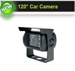 CAMERA VIDEO AUTO DE MERS INAPOI METALICA UNIVERSALA PENTRU AUTOUTILITARE VIZUALIZARE 120° WATER PROOF EDT-CAM65