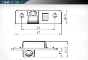 CAMERA VIDEO DE MARSARIER DEDICATA SKODA LOOK OEM - Img 2