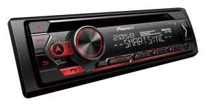 CD player auto Pioneer DEH-S420BT, 1DIN, Bluetooth, Spotify, 4x50W, USB, compatibil dispozitiv Apple/Android, Pioneer ARC App