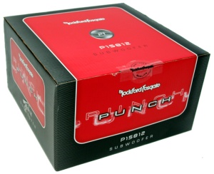 DIFUZOR DE BASS ROCKFORD FOSGATE P1S812 PUTERE 250W RMS 500W MAX