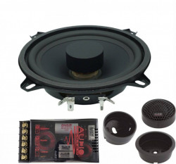 KIT Difuzoare auto Sistem Component R130 FLAT EVO 5" pe 2 cai audio subtire 130mm 2x 130/90 Watt Audio System