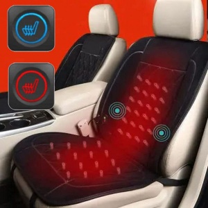 Kit Incalzire In Scaune Auto Universal Carbon Buton Patrat Push Slim 3 Trepte RGB Montaj Profesional In Toata Tara!