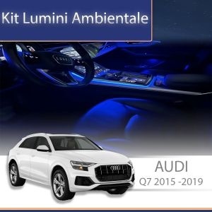 Lumini ambientale dedicate Audi Q7 2015-2019 set complet control telefon sau sistem original