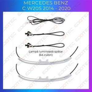 Lumini Ambientale dedicate spatar scaune Mercedes C W205 GLC X253 sistemul original sau telefon AMB-ME-W205-06 - Img 4