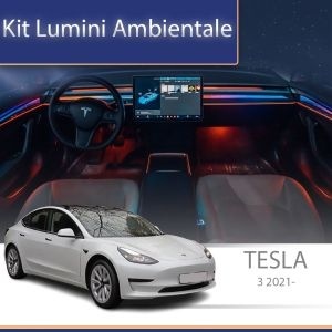Lumini ambientale Tesla Model 3 2021 tweeter iluminat control telefon AMB-TSL-3-2021-TWEETER