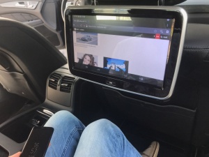 MONITOR AUTO TETIERA ECRAN CAPACITIV 10.1'' TOUCHSCREEN SD USB MIRROR LINK AIRPLAY AV OUT COD 106B - Img 11