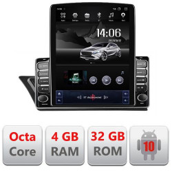 NAVIGAȚIE ANDROID 10 DEDICATA AUDI Q5 8R 2008-2015 ECRAN CAPACITIV TIP TESLA 9,7" PROCESOR OCTACORE 4GB RAM 32GB MEMORIE INTERNA DVR CARKIT BLUETOOTH MIRROR LINK MODEL TESLA KIT-Q5+EDT-E710