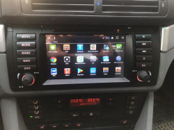 NAVIGATIE ANDROID 6.0.1 DEDICATA BMW X5 E53 SERIA 5 E39 SERIA 7 E38 QUAD-CORE 2GB RAM 16 GB CARKIT PRELUARE AGENDA TELEFONICA NAVD-i082