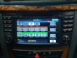 NAVIGATIE ANDROID 9.0 DEDICATA MERCEDES-BENZ E CLASS W211 CLS W219 ECRAN IPS 7'' 32GB 2GB RAM INTERNET 3G WIFI QUAD-CORE GPS WAZE DVR CARKIT BLUETOOTH MIRROR LINK MODEL PREMIUM EDOTEC EDT-G090