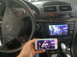 NAVIGATIE ANDROID 9.0 DEDICATA MERCEDES-BENZ E CLASS W211 CLS W219 ECRAN IPS 7'' 32GB 2GB RAM INTERNET 3G WIFI QUAD-CORE GPS WAZE DVR CARKIT BLUETOOTH MIRROR LINK MODEL PREMIUM EDOTEC EDT-G090