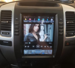 NAVIGATIE ANDROID 9.0 DEDICATA TOYOTA LAND CRUISER PRADO J120 ECRAN 10.4'' TESLA STYLE 6-CORE 4G RAM WIFI 32GB DVR GPS WAZE MODEL PREMIUM EDOTEC EDT-T456-6Core