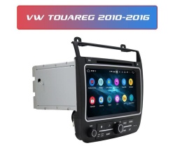 NAVIGATIE ANDROID OEM LOOK DEDICATA VW TOUAREG 7P 2010-2018 OCTACORE 4+64GB ECRAN IPS 8 INCH INTERNET 4G WIFI CARKIT BLUETOOTH USB DVD AUTO RADIO GPS WAZE
