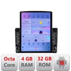 Navigatie Audi A4 B6, Seat Exeo G-050 ecran tip TESLA 9.7" cu Android Radio Bluetooth Internet GPS WIFI 4+32GB DSP 4G Octa Core v1 KIT-050+EDT-E709_v1