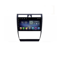 NAVIGAȚIE CARPAD ANDROID 10 DEDICATĂ AUDI A6 C5 1999-2004 ECRAN CAPACITIV OCTACORE 8GB RAM 128GB ROM DVR CARKIT BLUETOOTH MIRROR LINK KIT-102+EDT-E609