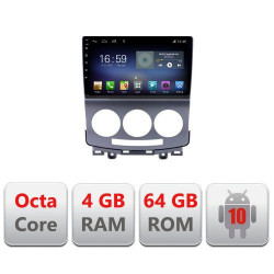 NAVIGATIE CARPAD ANDROID 10 DEDICATA MAZDA 5 2005-2010 ECRAN CAPACITIV OCTACORE 4GB RAM 64 GB ROM DVR CARKIT BLUETOOTH MIRROR LINK MODEL LENOVO KIT-MZ22+EDT-E609