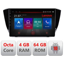 NAVIGATIE CARPAD ANDROID 10 DEDICATA SKODA SUPERB 3 ECRAN CAPACITIV OCTACORE 4GB RAM 64 GB ROM DVR CARKIT BLUETOOTH MIRROR LINK MODEL LENOVO KIT-932+EDT-E510-PRO