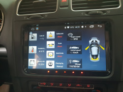 NAVIGATIE CARPAD ANDROID 10 DEDICATA VW SKODA SEAT ECRAN IPS 9'' CAPACITIV 2GB RAM INTERNET 3G WIFI DVR GPS WAZE CARKIT BLUETOOTH MIRROR LINK MODEL PREMIUM CAMERA MARSARIER BONUS!