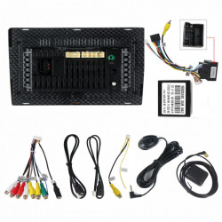 NAVIGATIE CARPAD ANDROID 11 DEDICATA SKODA RAPID 2011 - 2019 ECRAN IPS 9" INTERNET WIFI QUADCORE 2GB RAM 32GB MEMORIE INTERNA SUNET DSP DVR CARKIT BLUETOOTH MIRRORLINK MODEL KIT-RAPID+EDT-M150