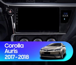 NAVIGATIE CARPAD ANDROID 11 DEDICATA TOYOTA COROLLA 11 AURIS E180 2017-2019 ECRAN IPS 9" CAPACITIV INTERNET WIFI PROCESOR QUAD CORE 1GB RAM 16GB MEMORIE INTERNA SUNET DSP DVR CARKIT BLUETOOTH MIRRORLINK GPS WAZE MODEL KIT-AURIS+EDT-M100