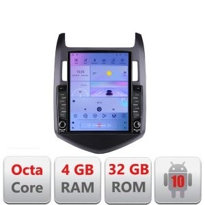 Navigatie Chevrolet Aveo 2010-2013 G-aveo10 ecran tip TESLA 9.7" cu Android Radio Bluetooth Internet GPS WIFI 4+32GB D KIT-aveo10+EDT-E709