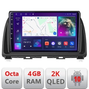 Navigatie CX-5 2012-2015 C-212 Android Octa Core Ecran 2K QLED GPS 4G 4+32GB 360 KIT-212+EDT-E410-2K KIT-212+EDT-E410-2K