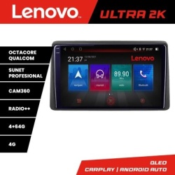Navigatie Dacia Duster 2023- Android radio gps internet 8 core QLED Qualcomm 4+64 360 Lenovo KIT-duster2023+ULTRA-9-4+64
