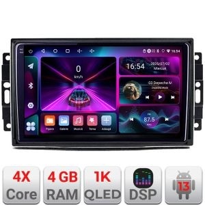 Navigatie dedicata Chrysler Jeep A-202 4+64 InCell Display 1K Android Waze USB Navigatie Internet Youtube Radio V1 KIT-202+EDT-E210-RK_v1