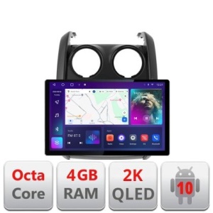 Navigatie dedicata Dacia Duster 2012-2019 N-157 Edonav ecran 13" 2K 8 si 128 Android Waze USB Navigatie 4G 360 Toslink Youtube Rad KIT-157+EDT-E413-2K