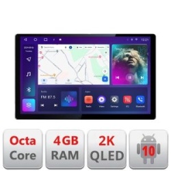 Navigatie dedicata Dacia Logan Sandero Jogger LOGAN-2022 Edonav ecran 13" 2K 4+32 Android Waze USB Navig KIT-LOGAN-2022+EDT-E413-2K