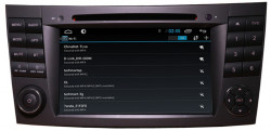 NAVIGATIE DEDICATA MERCEDES-BENZ E CLASS W211 CLS W219 CU ANDROID EDOTEC EDT-G090 INTERNET WIFI PROCESOR CORTEX A9 1,6GHZ DDR 3 1GB ECRAN CAPACITIV CARKIT BLUETOOTH PRELUARE AGENDA TELEFONICA MIRROR LINK MODEL PREMIUM