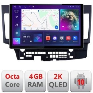 Navigatie dedicata Mitsubishi Lancer N-037 Edonav ecran 13" 2K 4+32 Android Waze USB Navigatie 4G 360 Toslink Youtube Radio KI KIT-037+EDT-E413-2K+KIT-10-9