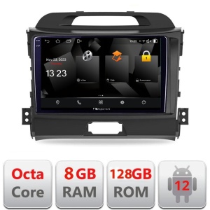 Navigatie dedicata Nakamichi Kia Sportage 2010- 5960Pro-325 Android Octa Core Qualcomm 2K Qled 8+128 DTS DSP 360 4G Optical - Img 2